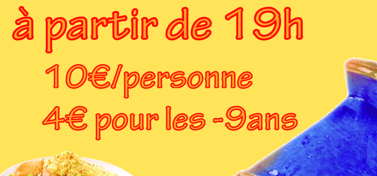 Soirée Couscous samedi 24 février 2018 Soirée Couscous samedi 24 février 2018